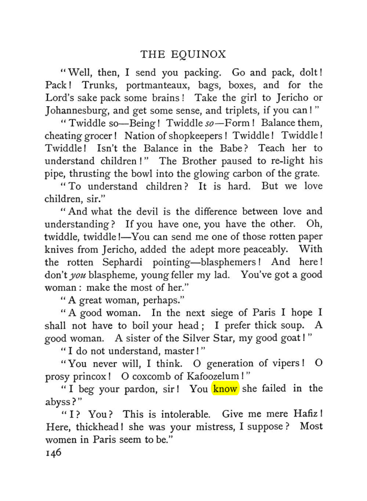 Original scan of The Equinox (Volume I, Number VI), PDF page 154