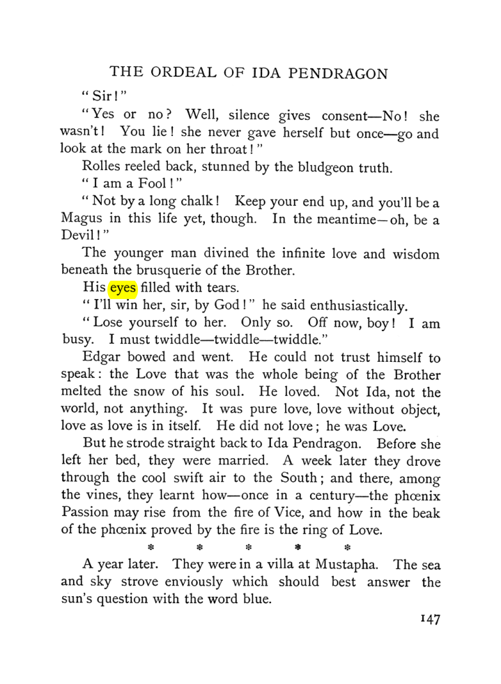 Original scan of The Equinox (Volume I, Number VI), PDF page 155