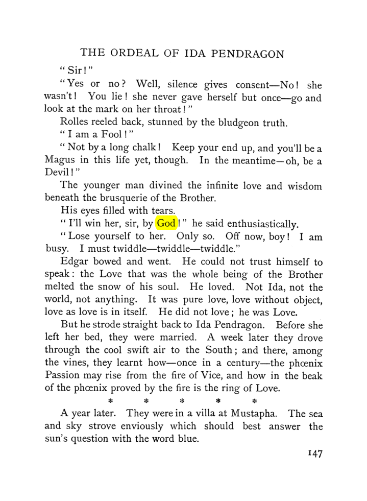 Original scan of The Equinox (Volume I, Number VI), PDF page 155