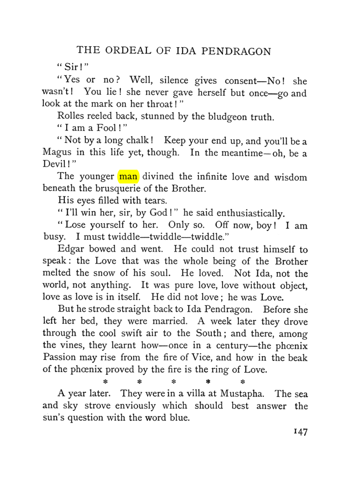 Original scan of The Equinox (Volume I, Number VI), PDF page 155