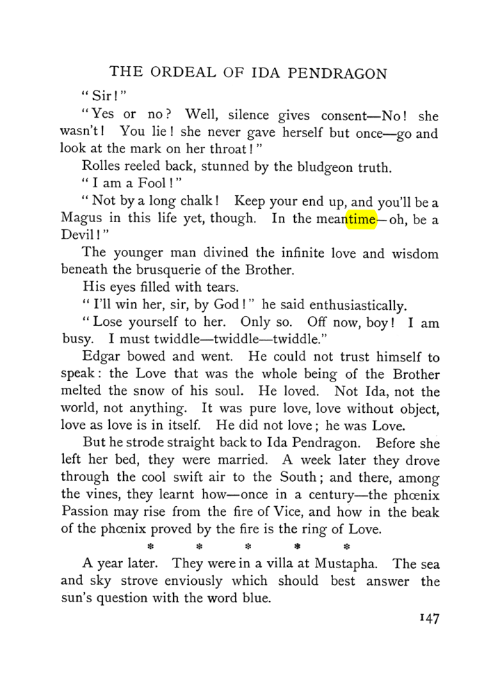 Original scan of The Equinox (Volume I, Number VI), PDF page 155