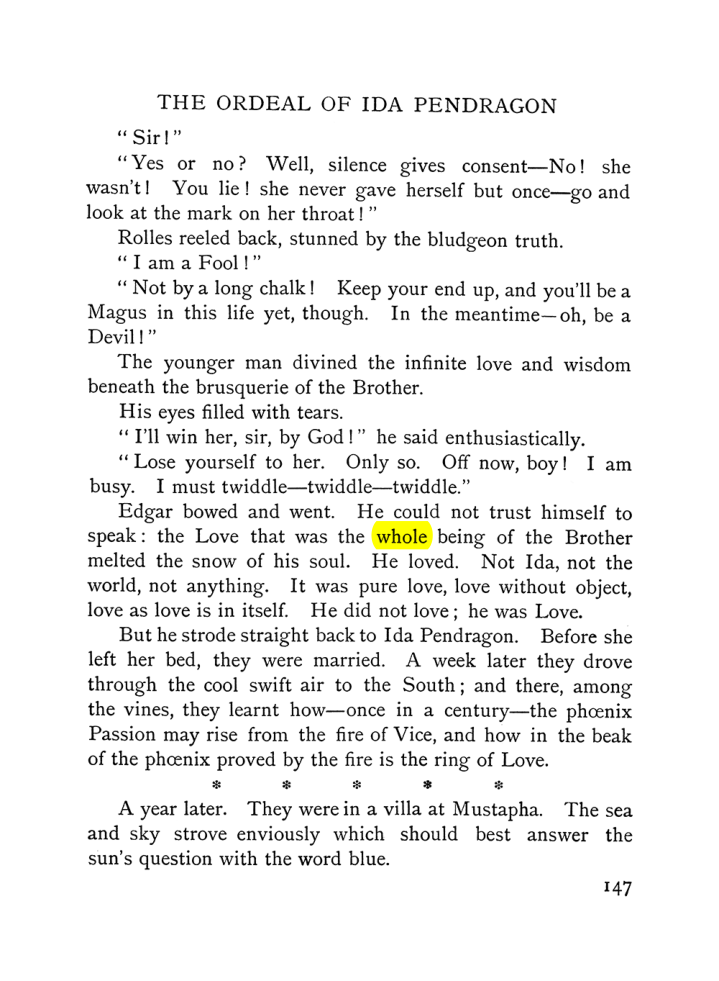 Original scan of The Equinox (Volume I, Number VI), PDF page 155