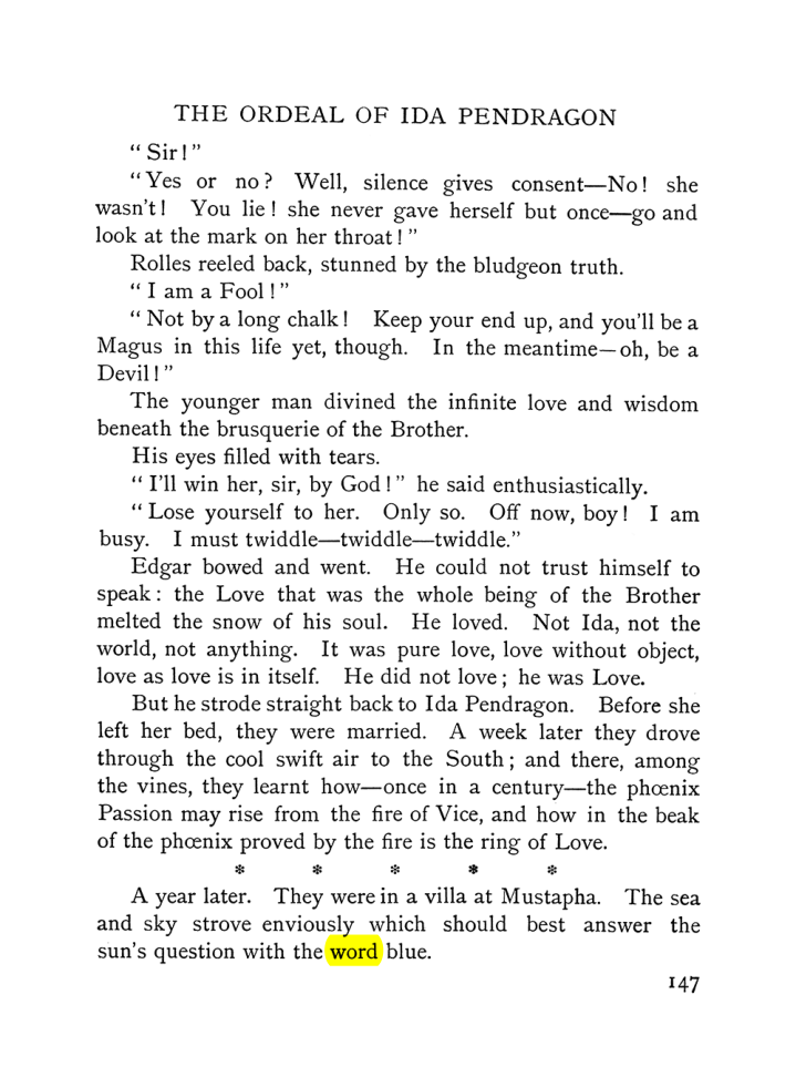 Original scan of The Equinox (Volume I, Number VI), PDF page 155