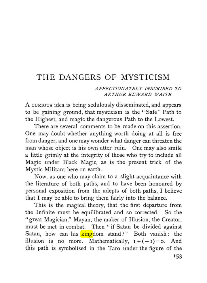 Original scan of The Equinox (Volume I, Number VI), PDF page 161
