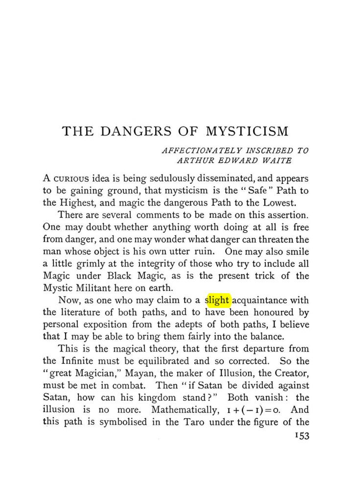 Original scan of The Equinox (Volume I, Number VI), PDF page 161