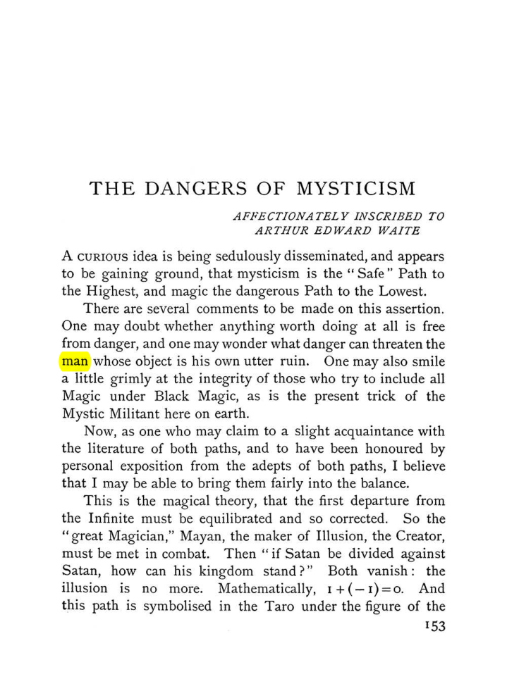Original scan of The Equinox (Volume I, Number VI), PDF page 161