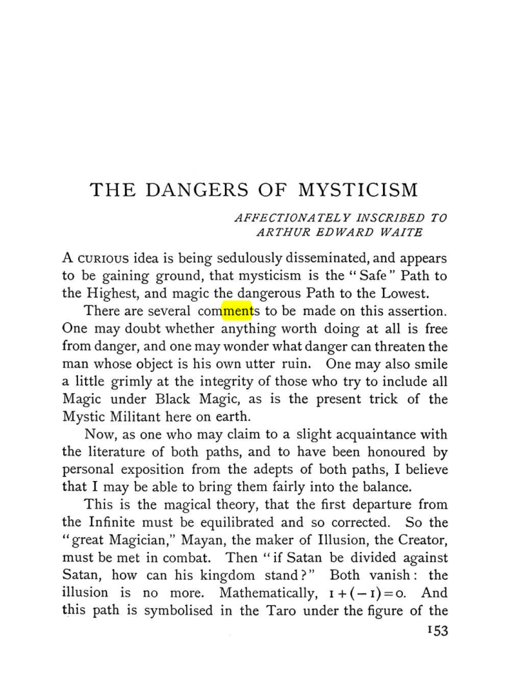 Original scan of The Equinox (Volume I, Number VI), PDF page 161