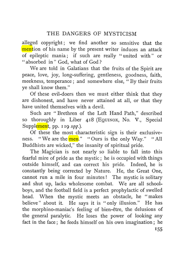 Original scan of The Equinox (Volume I, Number VI), PDF page 163