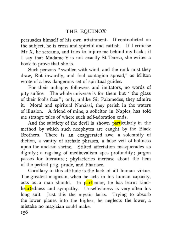 Original scan of The Equinox (Volume I, Number VI), PDF page 164