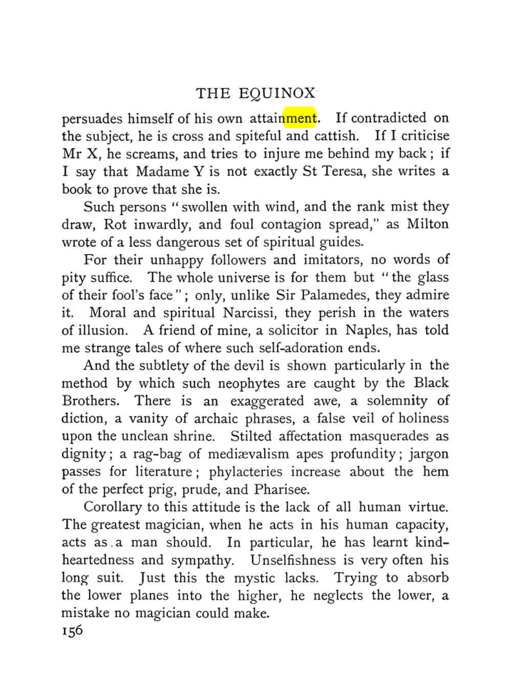 Original scan of The Equinox (Volume I, Number VI), PDF page 164