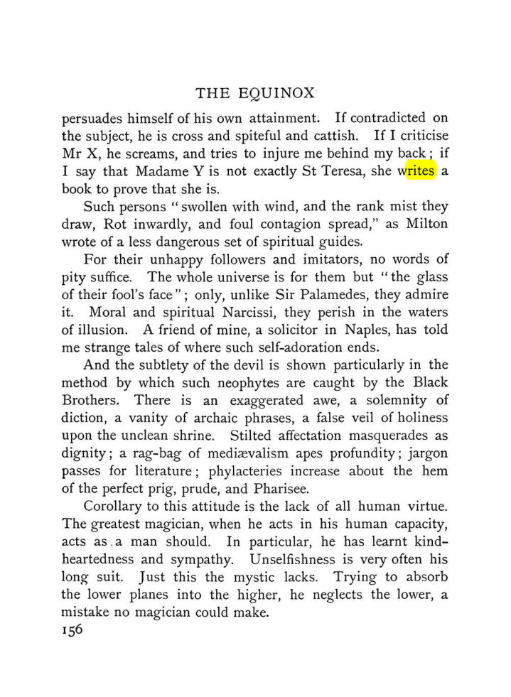 Original scan of The Equinox (Volume I, Number VI), PDF page 164