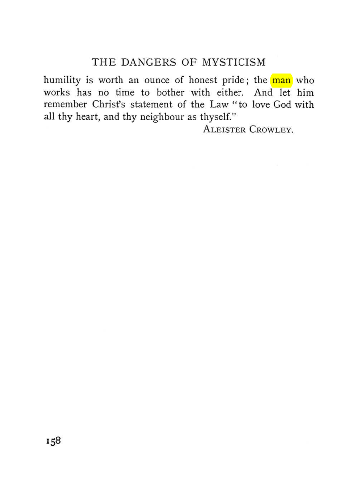 Original scan of The Equinox (Volume I, Number VI), PDF page 166