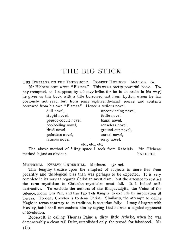 Original scan of The Equinox (Volume I, Number VI), PDF page 168