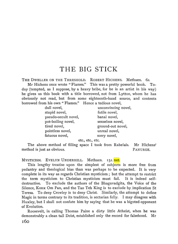 Original scan of The Equinox (Volume I, Number VI), PDF page 168
