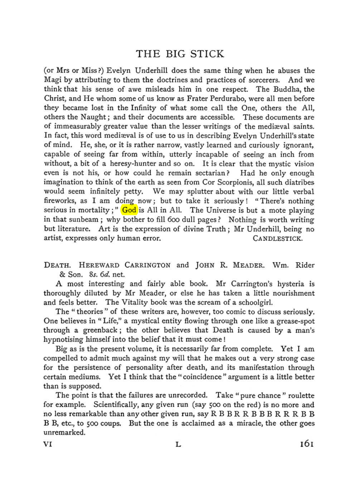 Original scan of The Equinox (Volume I, Number VI), PDF page 169