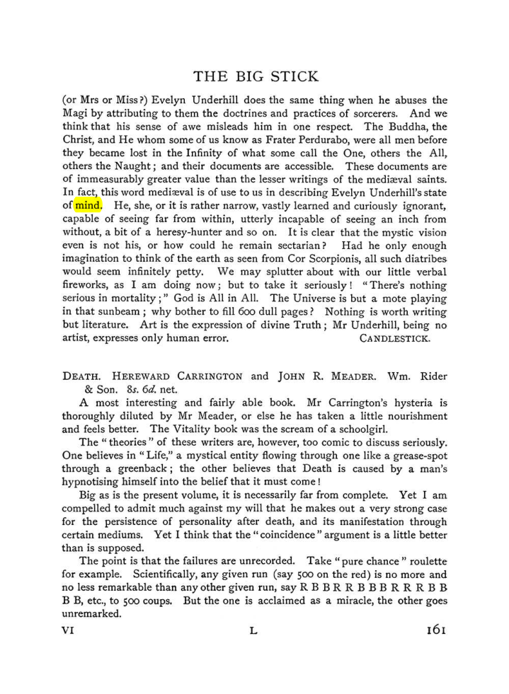 Original scan of The Equinox (Volume I, Number VI), PDF page 169