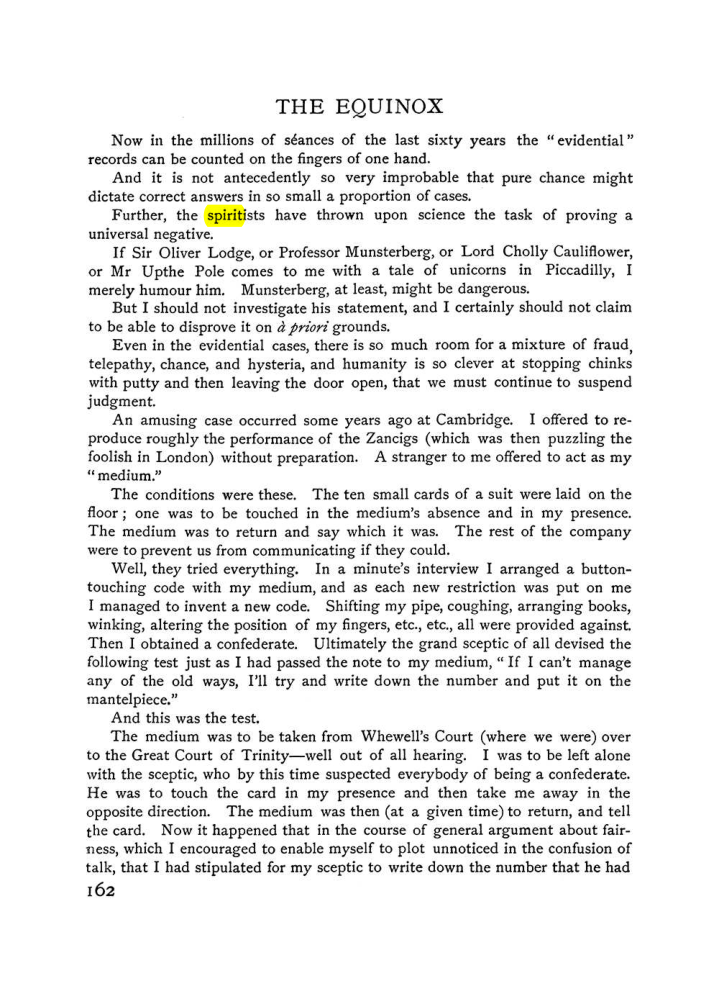 Original scan of The Equinox (Volume I, Number VI), PDF page 170