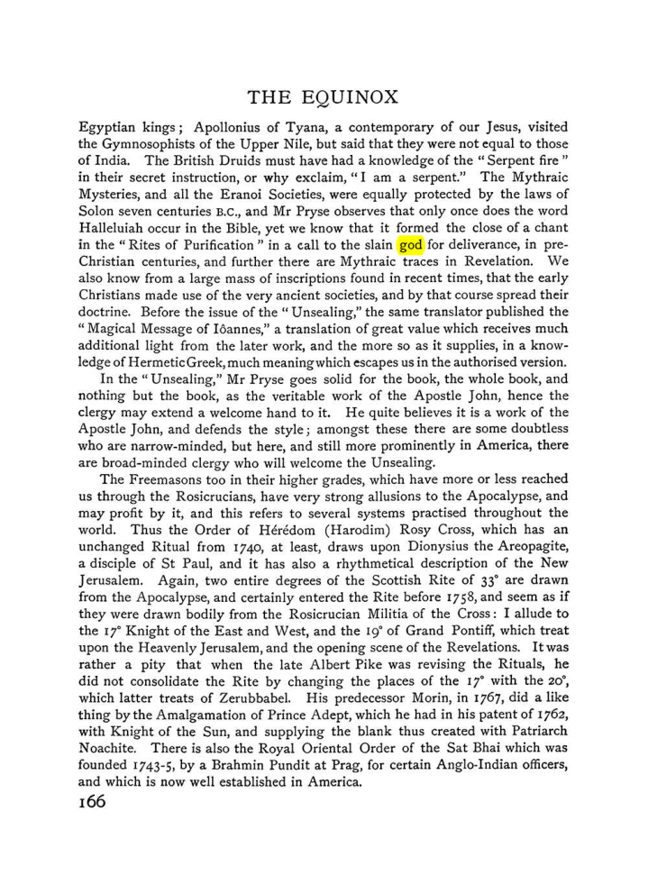 Original scan of The Equinox (Volume I, Number VI), PDF page 174