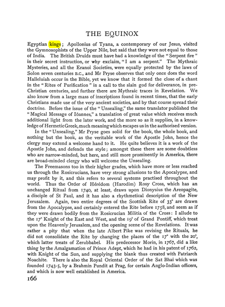 Original scan of The Equinox (Volume I, Number VI), PDF page 174