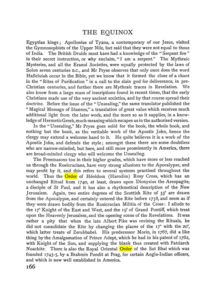 Original scan of The Equinox (Volume I, Number VI), PDF page 174