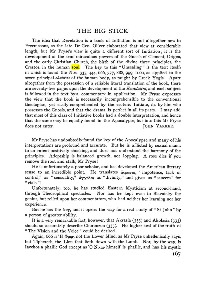 Original scan of The Equinox (Volume I, Number VI), PDF page 175
