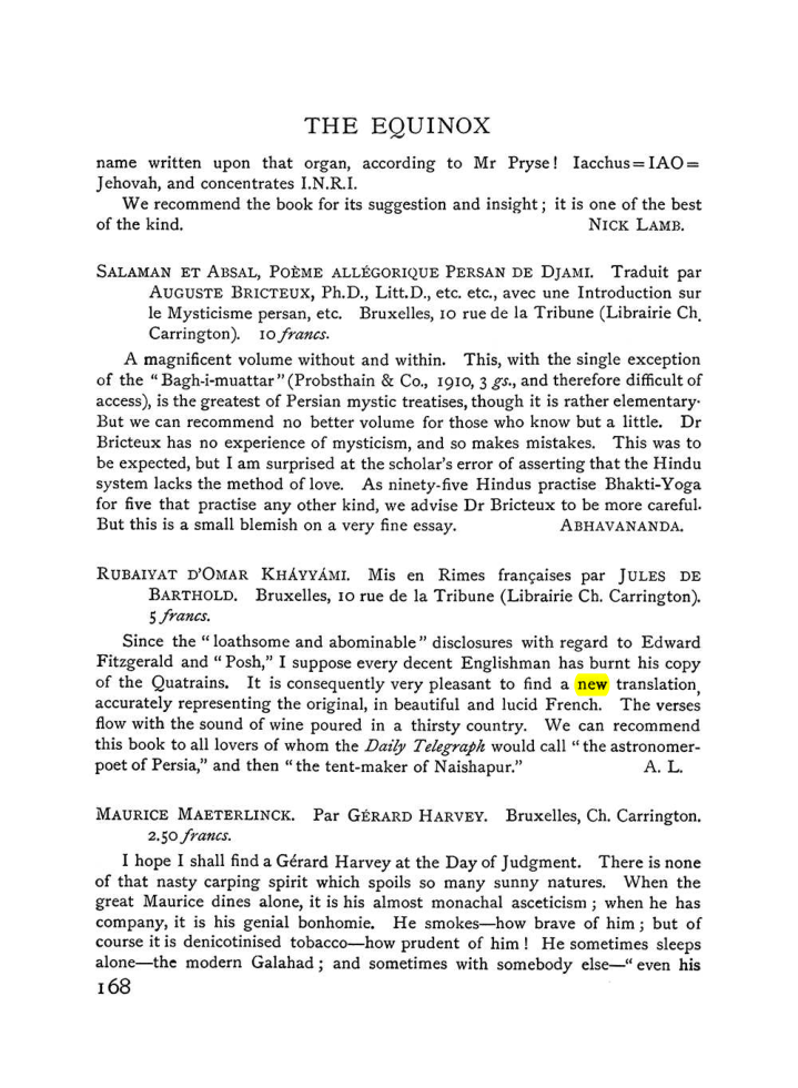 Original scan of The Equinox (Volume I, Number VI), PDF page 176