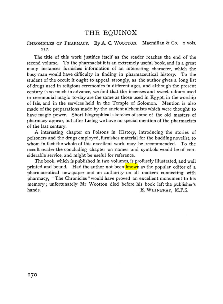 Original scan of The Equinox (Volume I, Number VI), PDF page 178