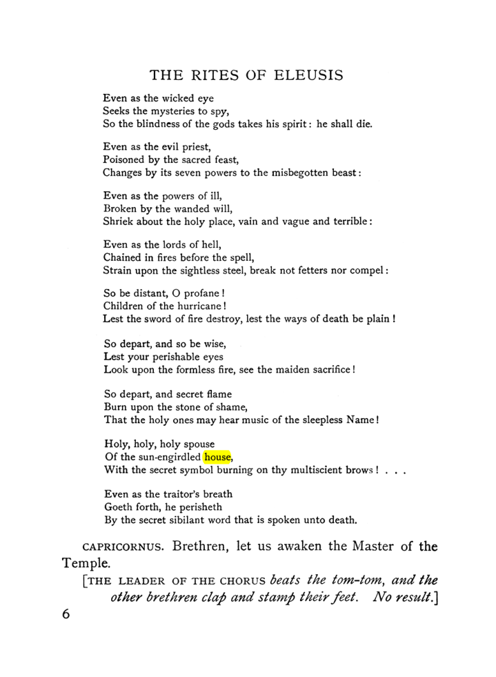 Original scan of The Equinox (Volume I, Number VI), PDF page 188