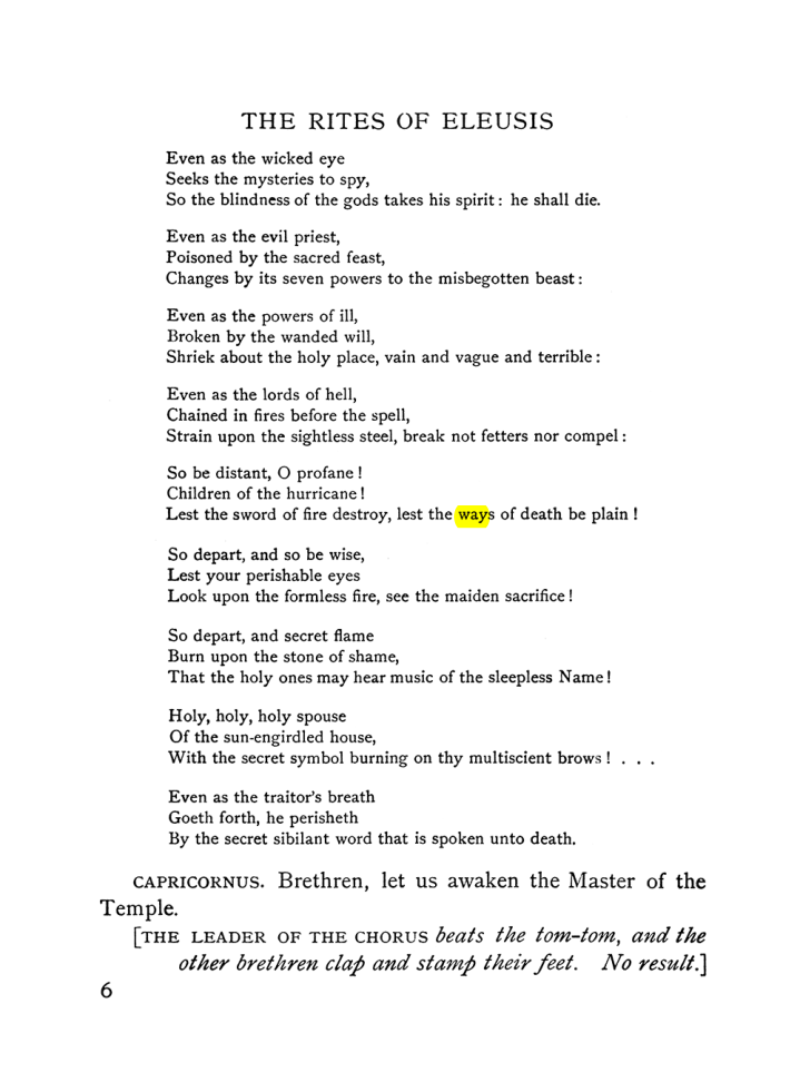 Original scan of The Equinox (Volume I, Number VI), PDF page 188