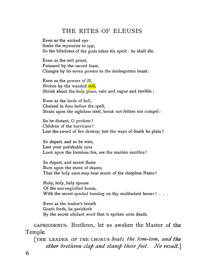 Original scan of The Equinox (Volume I, Number VI), PDF page 188