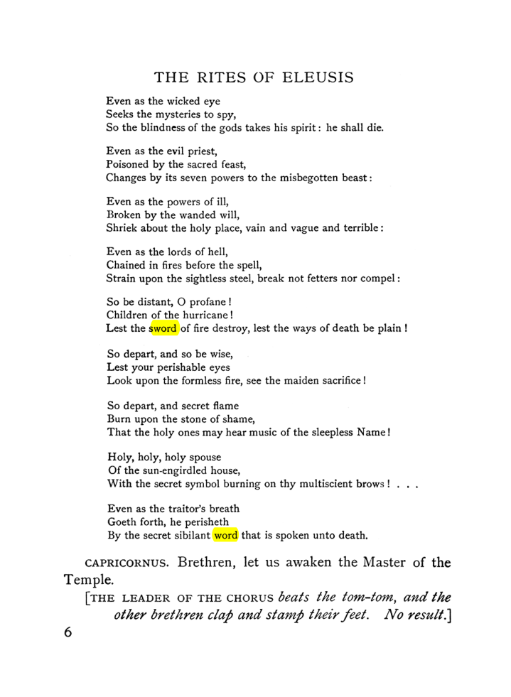 Original scan of The Equinox (Volume I, Number VI), PDF page 188