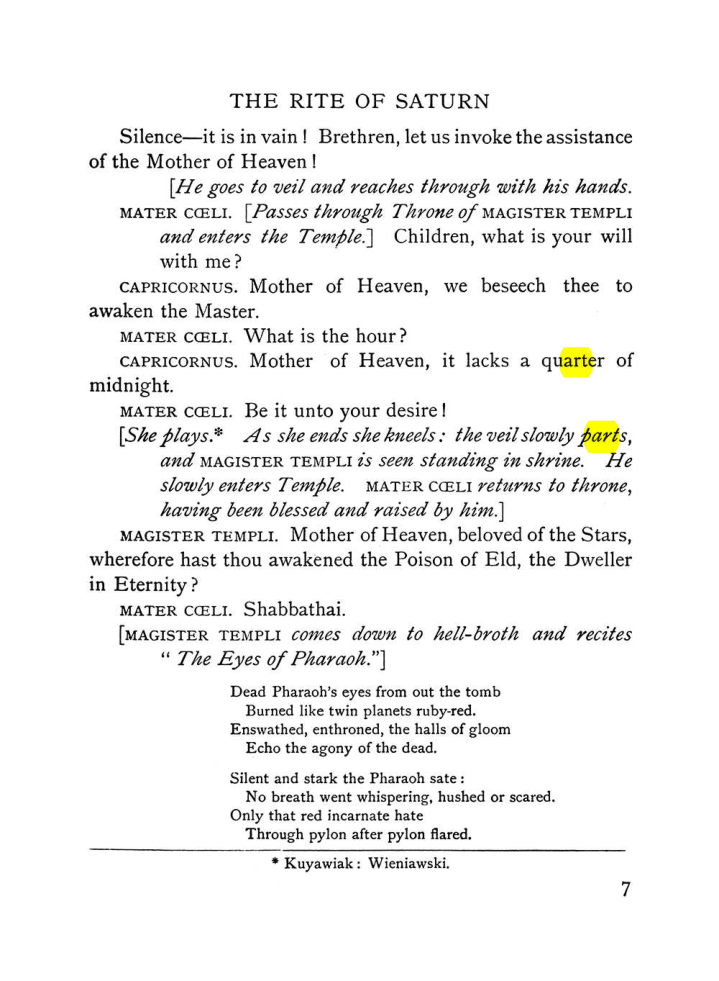 Original scan of The Equinox (Volume I, Number VI), PDF page 189