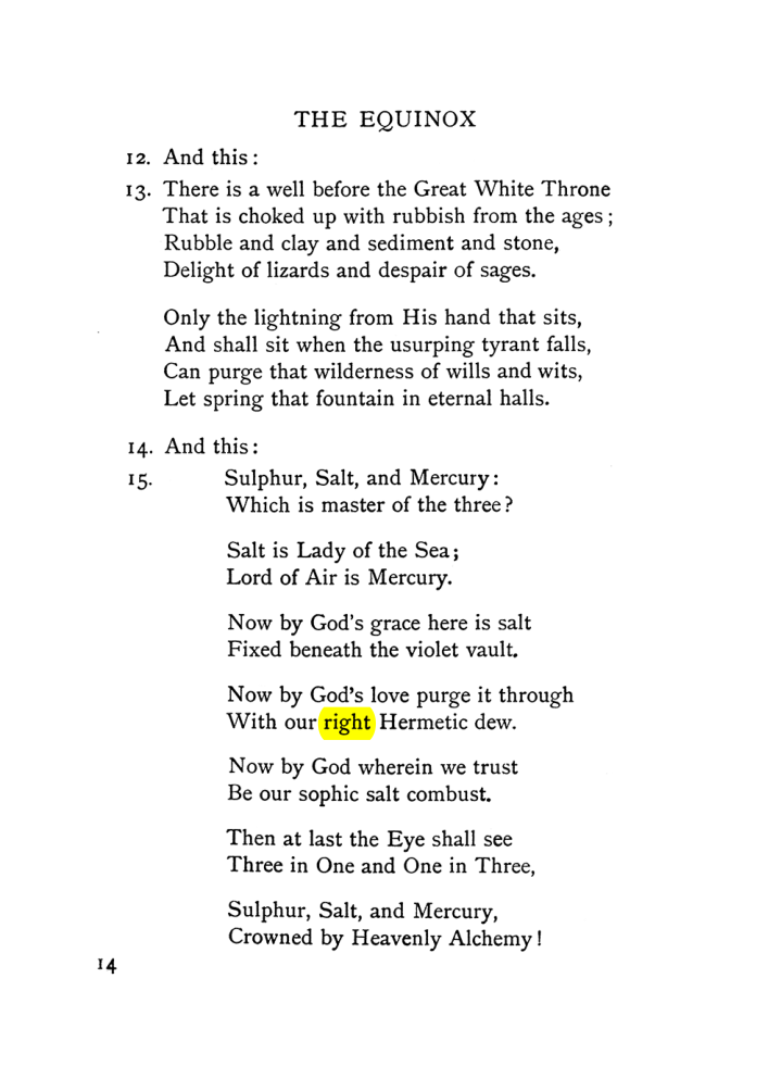 Original scan of The Equinox (Volume I, Number VI), PDF page 22