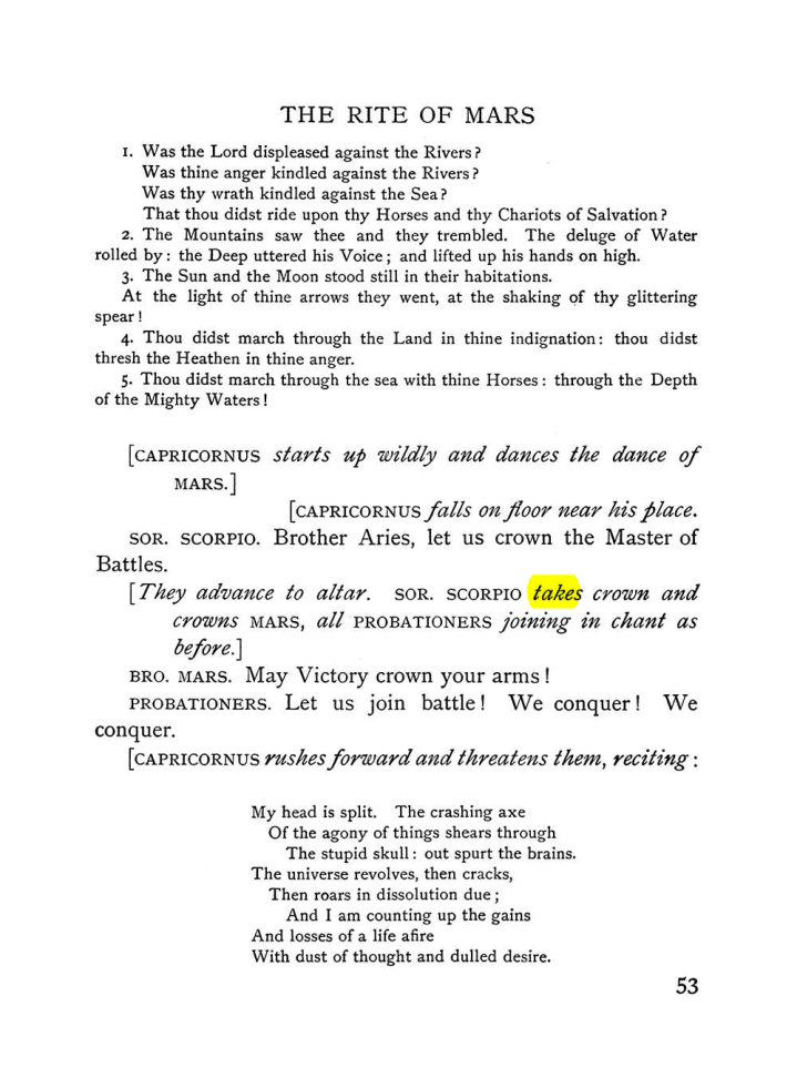 Original scan of The Equinox (Volume I, Number VI), PDF page 231