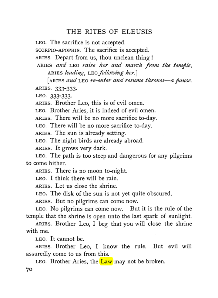 Original scan of The Equinox (Volume I, Number VI), PDF page 248