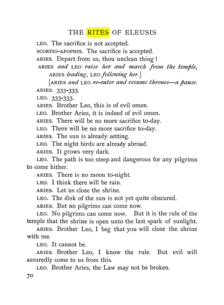 Original scan of The Equinox (Volume I, Number VI), PDF page 248