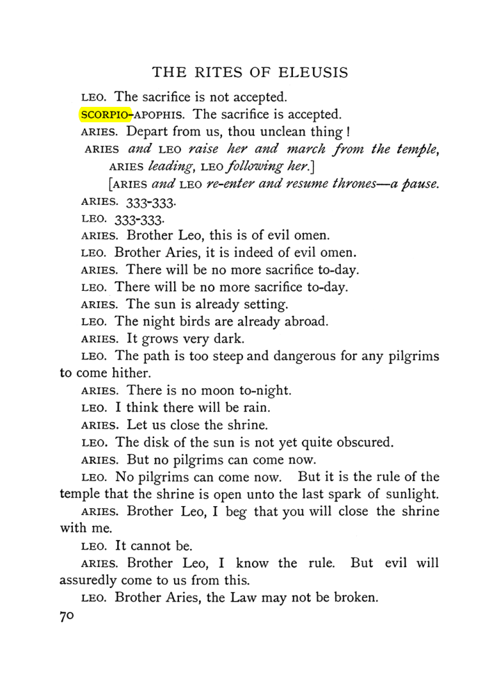 Original scan of The Equinox (Volume I, Number VI), PDF page 248