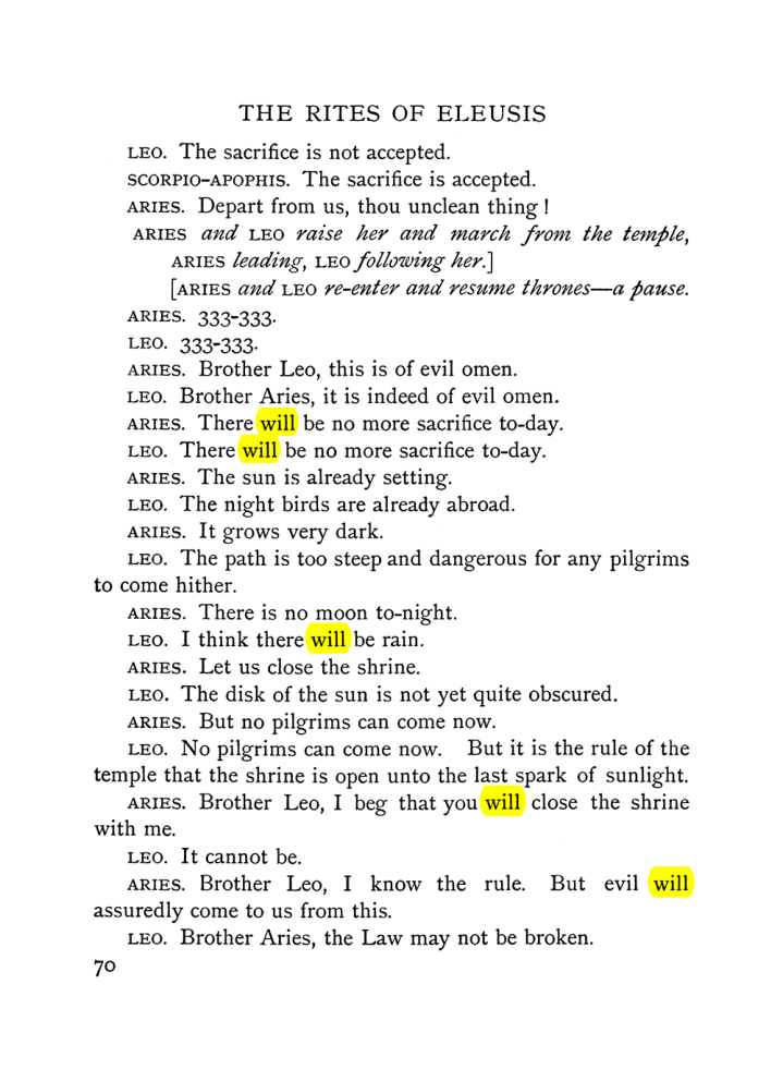 Original scan of The Equinox (Volume I, Number VI), PDF page 248