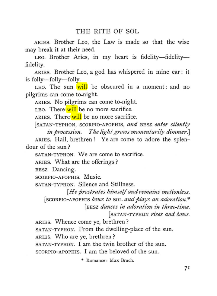 Original scan of The Equinox (Volume I, Number VI), PDF page 249