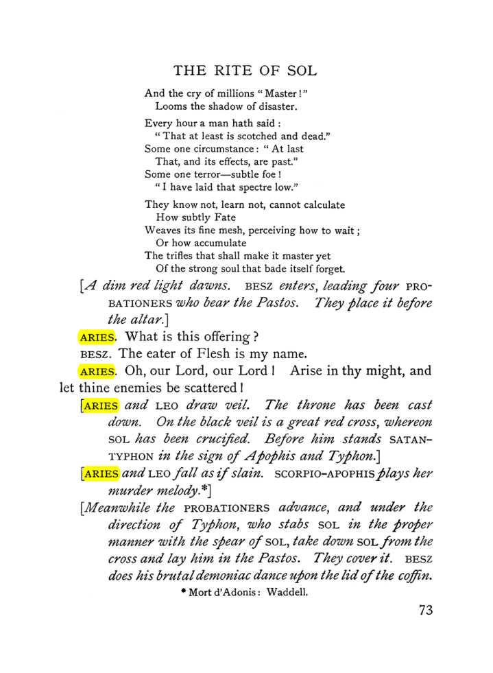 Original scan of The Equinox (Volume I, Number VI), PDF page 251