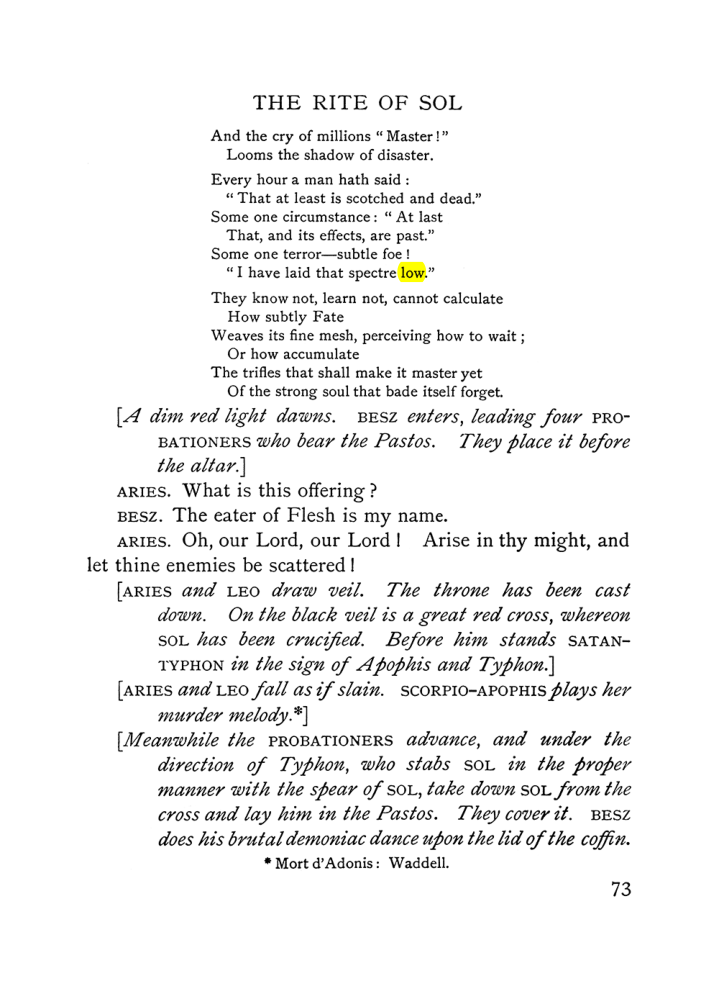 Original scan of The Equinox (Volume I, Number VI), PDF page 251