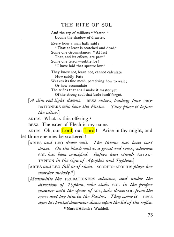 Original scan of The Equinox (Volume I, Number VI), PDF page 251