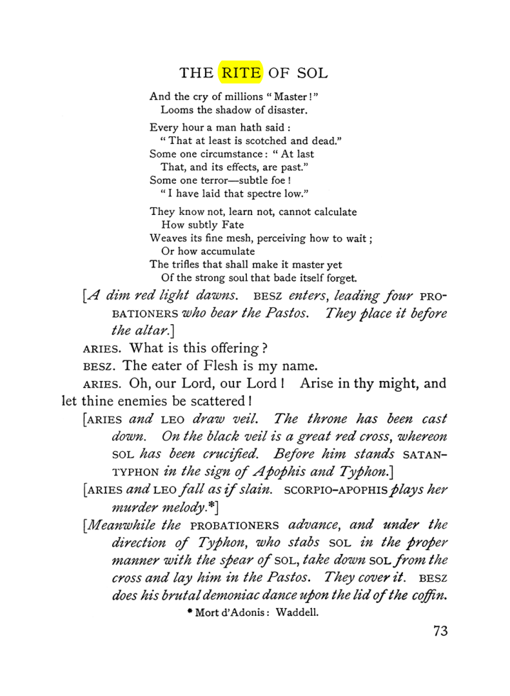 Original scan of The Equinox (Volume I, Number VI), PDF page 251