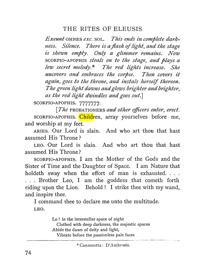 Original scan of The Equinox (Volume I, Number VI), PDF page 252