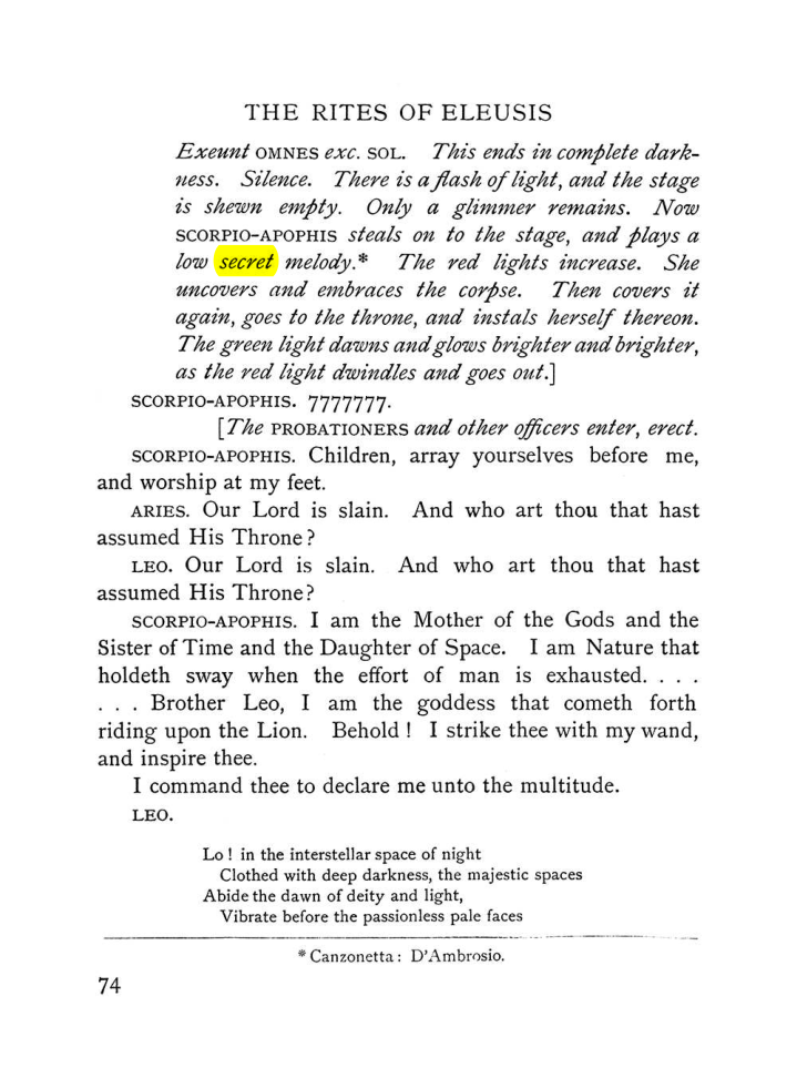 Original scan of The Equinox (Volume I, Number VI), PDF page 252