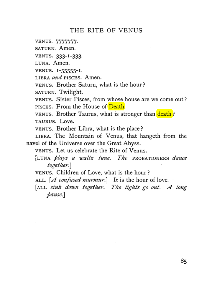 Original scan of The Equinox (Volume I, Number VI), PDF page 263