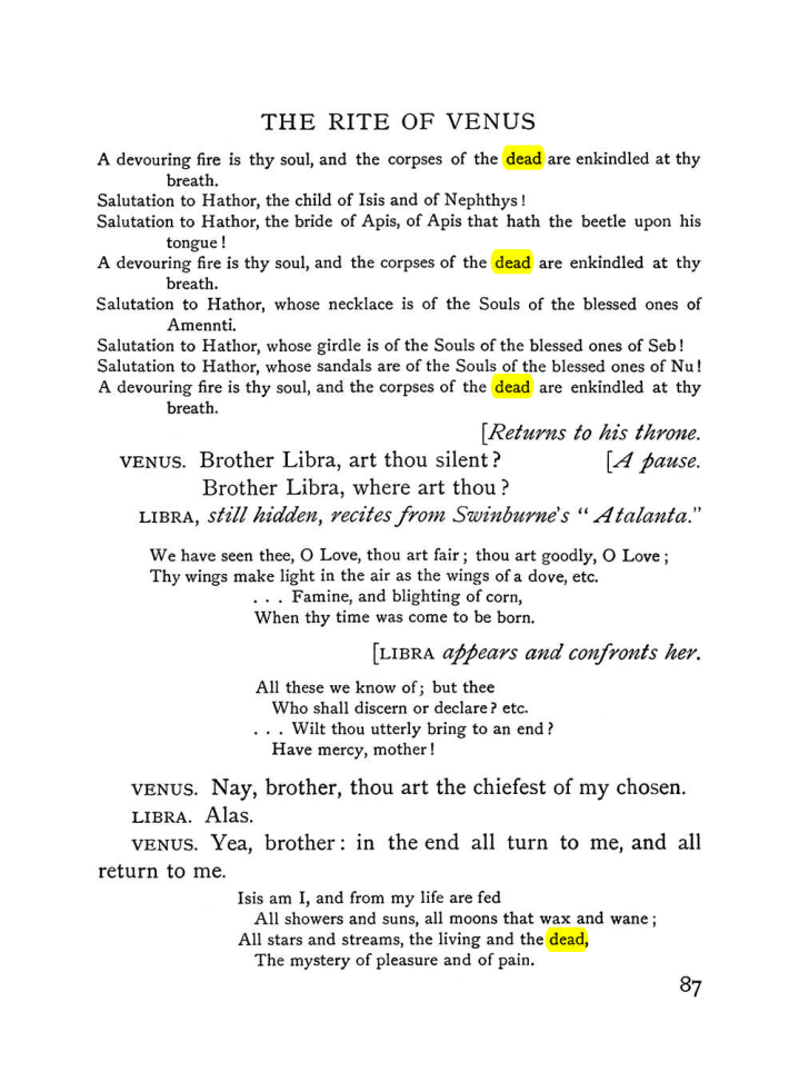 Original scan of The Equinox (Volume I, Number VI), PDF page 265