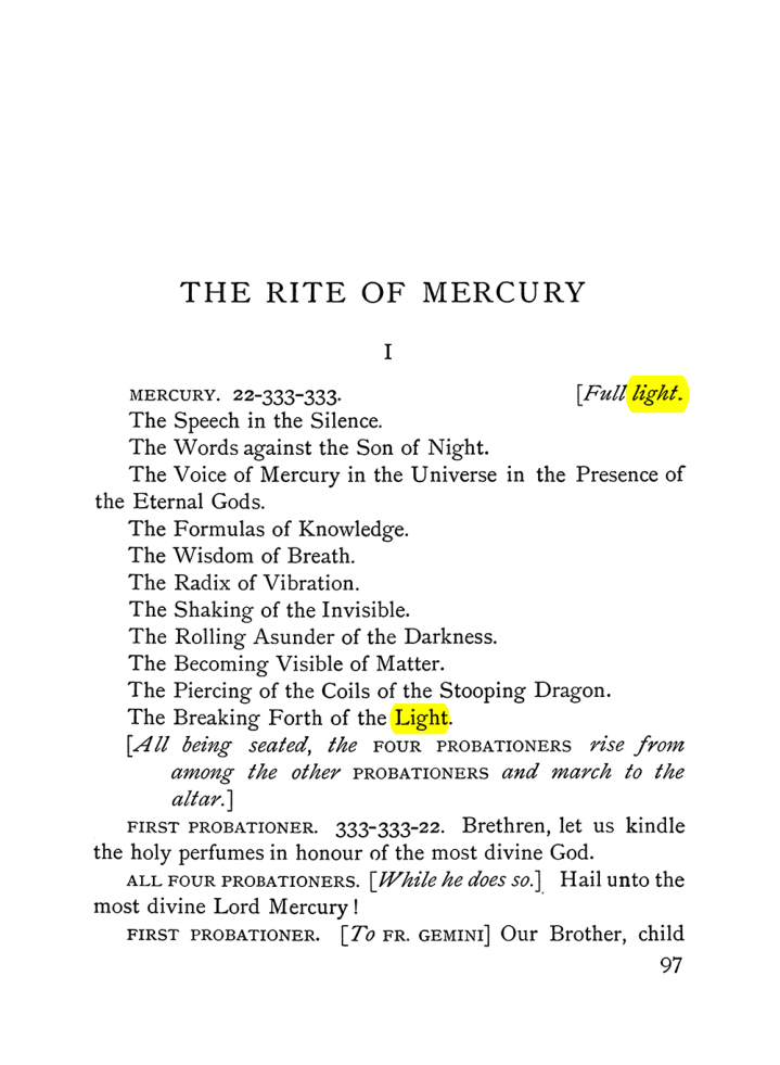 Original scan of The Equinox (Volume I, Number VI), PDF page 275