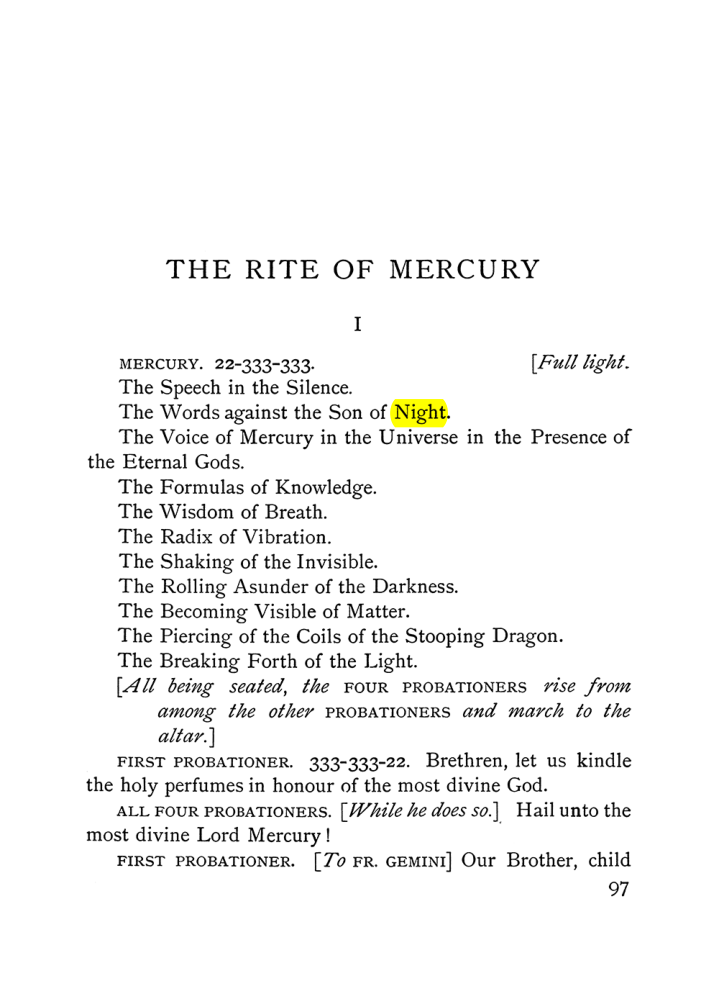 Original scan of The Equinox (Volume I, Number VI), PDF page 275