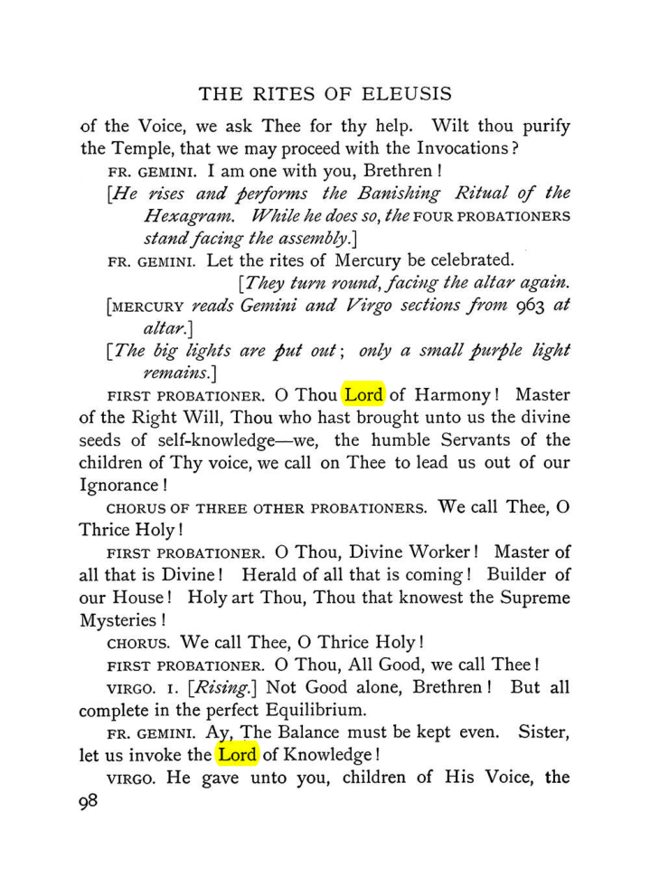 Original scan of The Equinox (Volume I, Number VI), PDF page 276